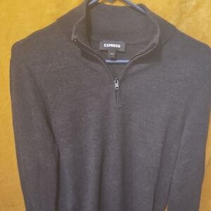 Express Men's Gray Sweater